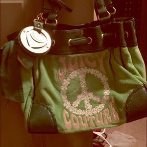 Juicy couture barely used greenish
